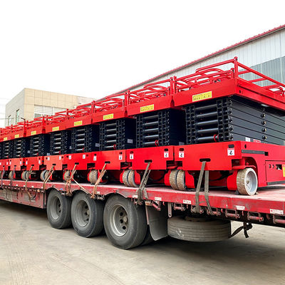 중고형 이동식 시저 자동차 리프트 차량 리프트 320kg 무게 900mm 확장 플랫폼
