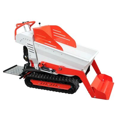 800kg 부하 용량 미니 크롤러 덤퍼 6.5HP 엔진과 수압 흐름 28.8 L