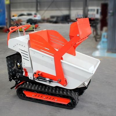 800kg 부하 용량 미니 크롤러 덤퍼 6.5HP 엔진과 수압 흐름 28.8 L