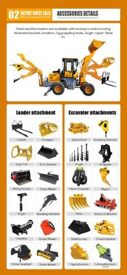 에너지 채굴 레트로 스타일과 拖拉 능력을 가진 미니 拖拉 Excavator