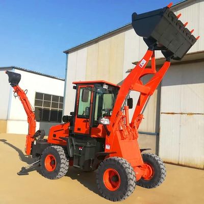 미니 백호 로더 WZ10-15 4WD 저 소매 및 3 cbm 버킷 용량