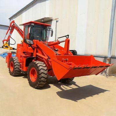 3400kg 기계 무게와 BOXINHUASHENG 수압 밸브와 함께 미니 배크호 로더