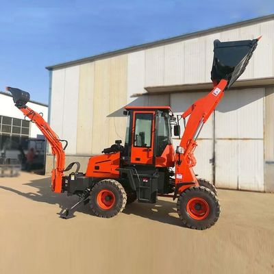 4x4 휠 드라이브 400kg-2.5톤 미니 로더 백호 로더