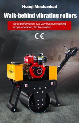 11KW 걸기 뒤에 미니 500KG 싱글 드럼 핸드 아스팔트 작은 탕덤 롤러 컴팩터