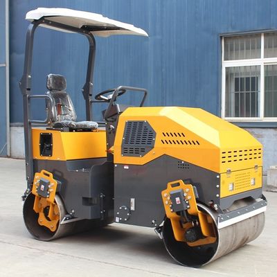 3000kg 트윈 드럼 미니 로드 롤러 70Hz 흥분 주파수 및 원활한 작동