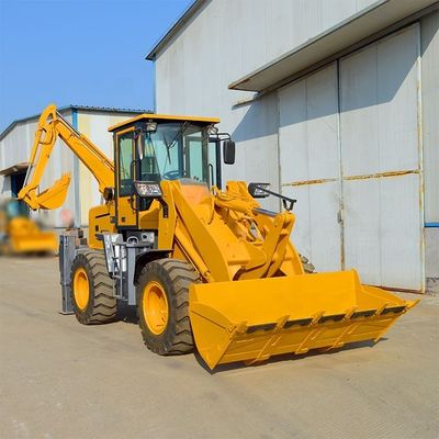 콤팩트 4x4 중국 미니 배크호 로더 BOXINHUASHENG 수압 펌프