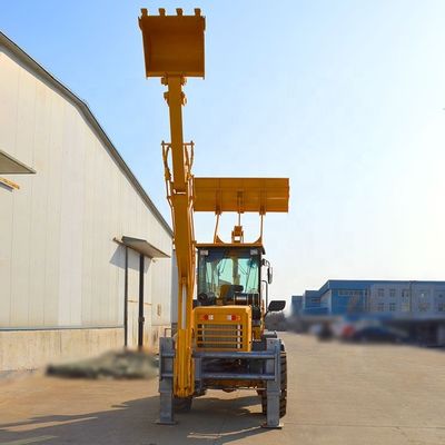 콤팩트 4x4 중국 미니 배크호 로더 BOXINHUASHENG 수압 펌프