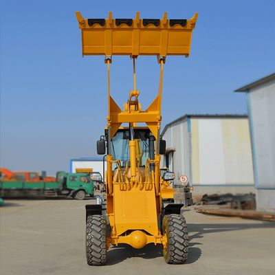 4 휠 드라이브 2톤 배크호 로더와 min. 회전 반지름 000 mm