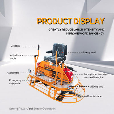 24hp 가솔린 엔진 운전 콘크리트 트롤 머신 트롤 블레이드 mm 350 * 150