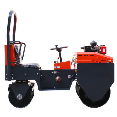 소규모 도로 건설용 8HP 1톤의 높은 전력 소형 진동 롤러
