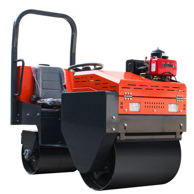 소규모 도로 건설용 8HP 1톤의 높은 전력 소형 진동 롤러