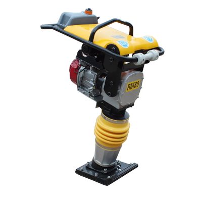 수동 템핑 램머 Earth Rammer 80kg 압축 힘과 혼다 GX160 엔진